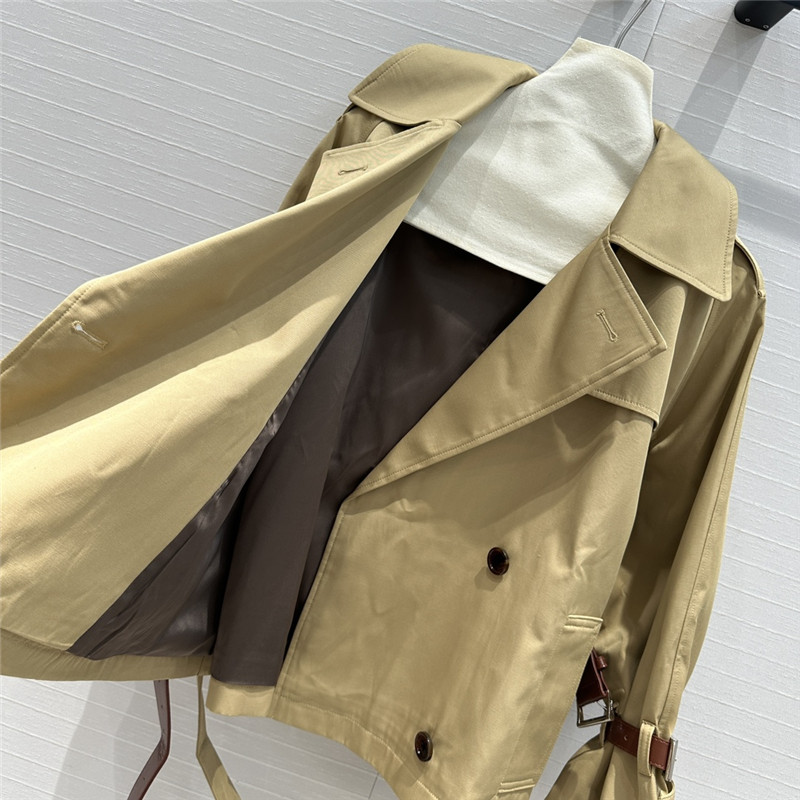 Pra*a waist short trench coat replica d&g clothing