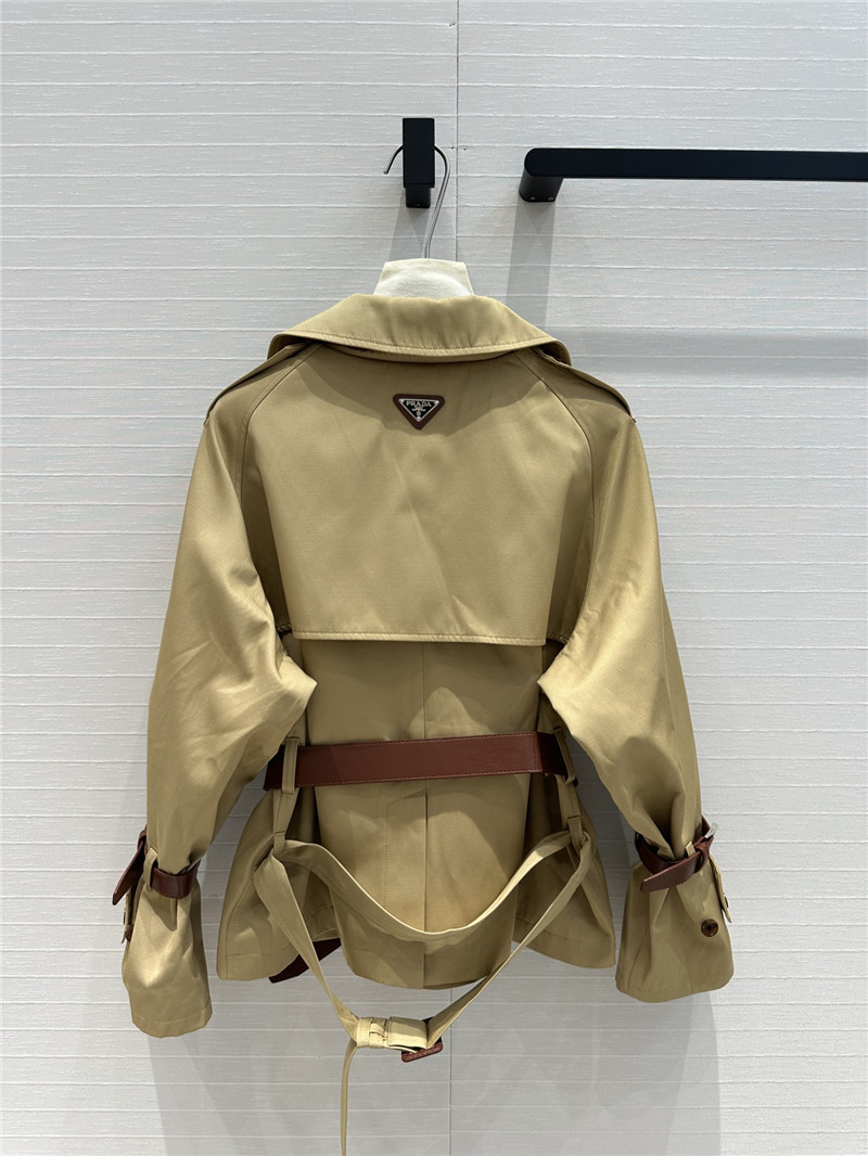 Pra*a waist short trench coat replica d&g clothing