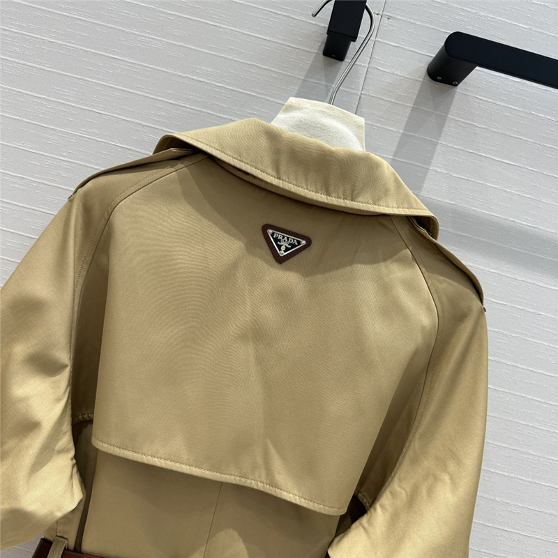 Pra*a waist short trench coat replica d&g clothing