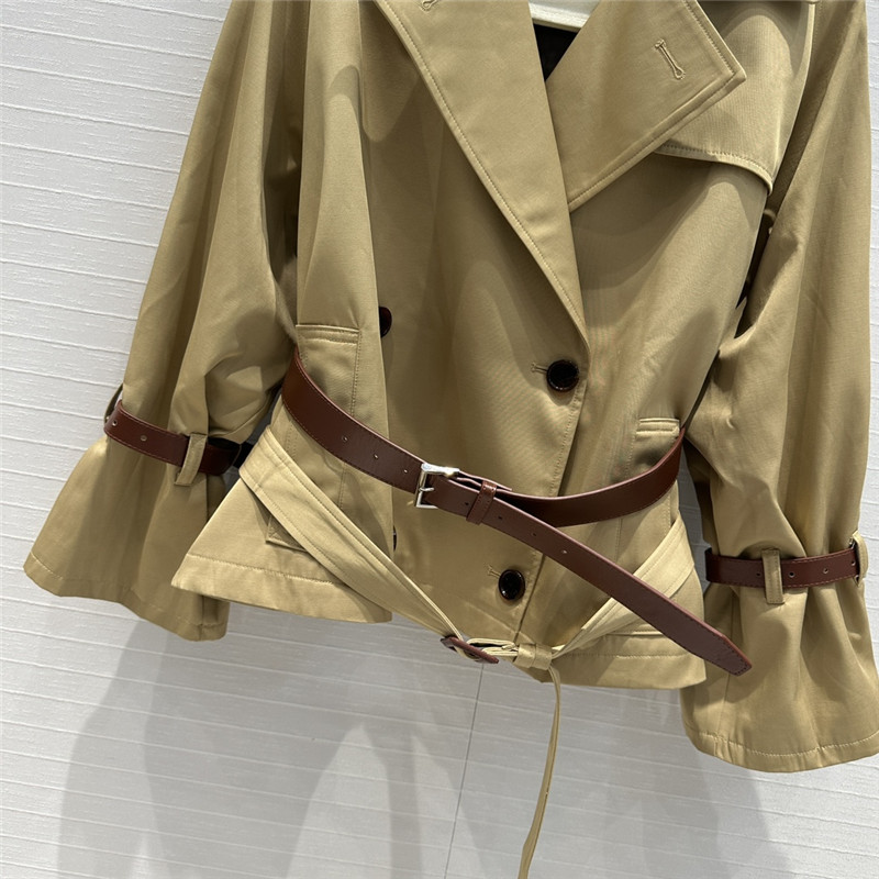 Pra*a waist short trench coat replica d&g clothing