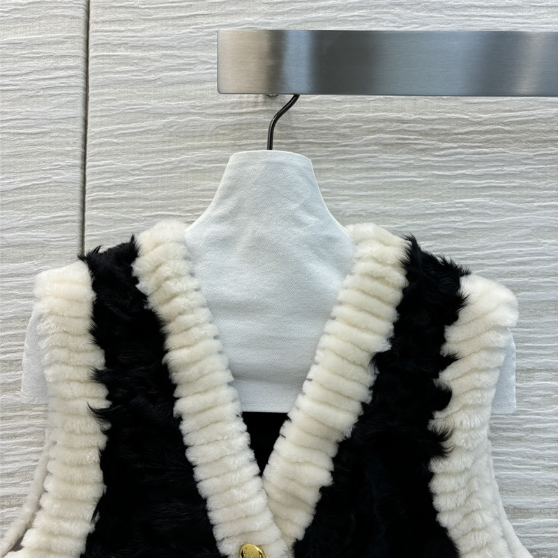 Pra*a v-neck vest jacket replica clothing sites