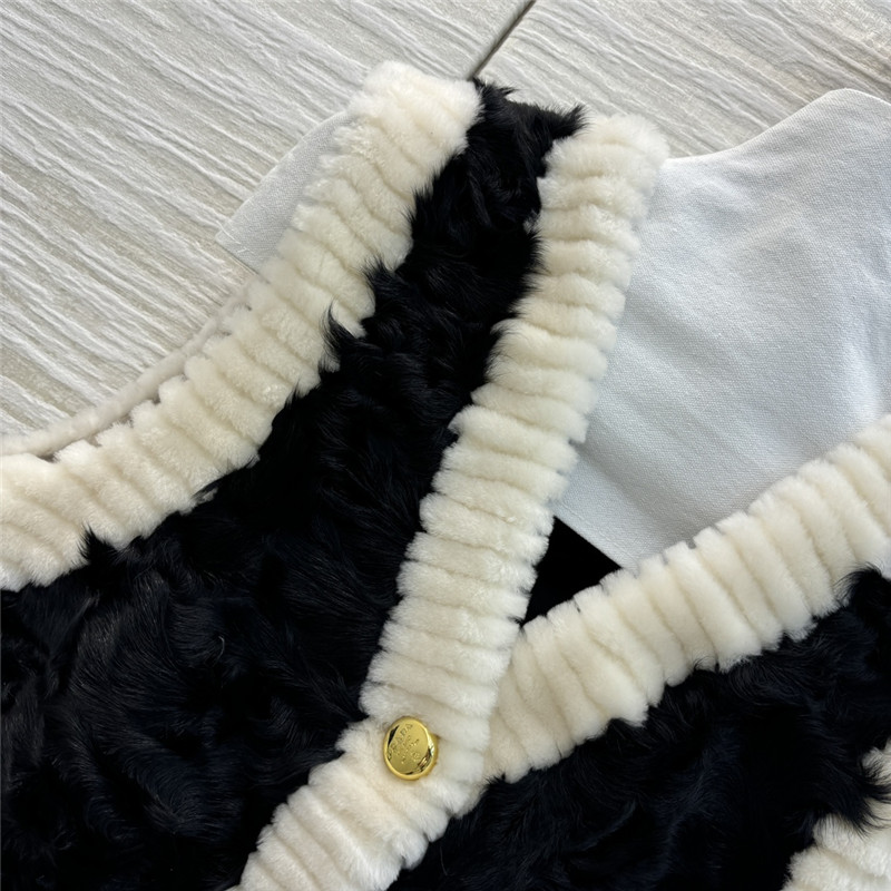 Pra*a v-neck vest jacket replica clothing sites