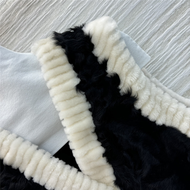 Pra*a v-neck vest jacket replica clothing sites