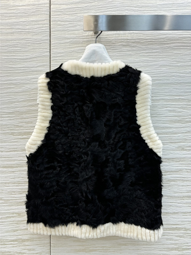 Pra*a v-neck vest jacket replica clothing sites