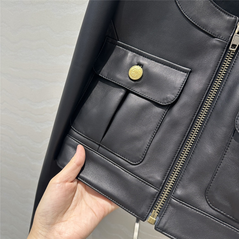 Chloé short lambskin jacket replica clothes