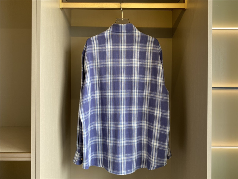Ce1i*e blue check shirt replica d&g clothing