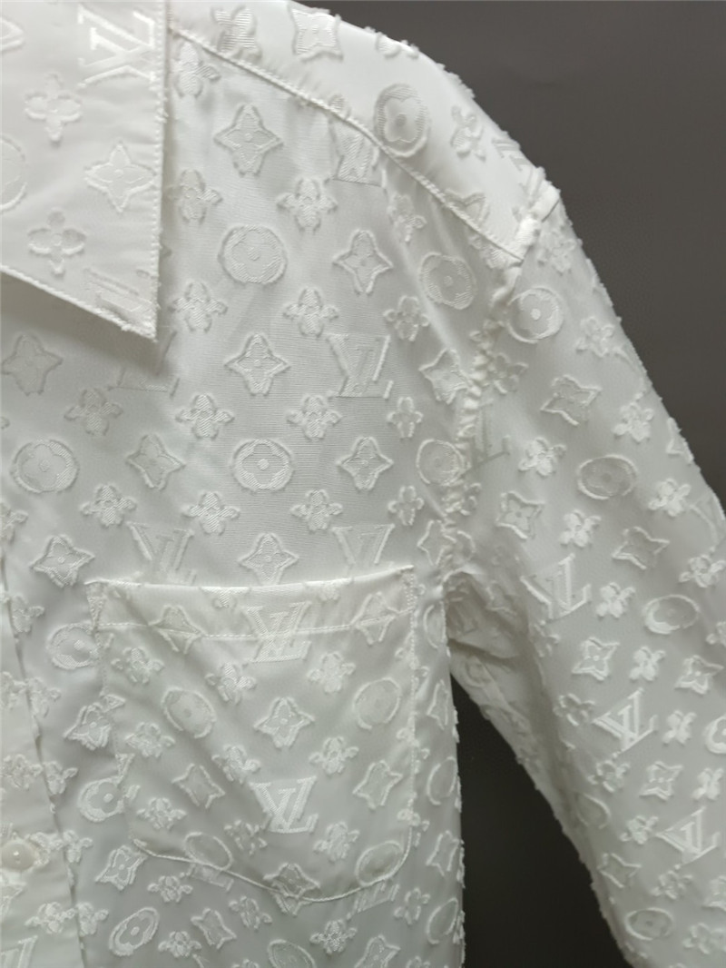 l0vis Vvtt0n lv logo print long sleeve shirt replicas clothes