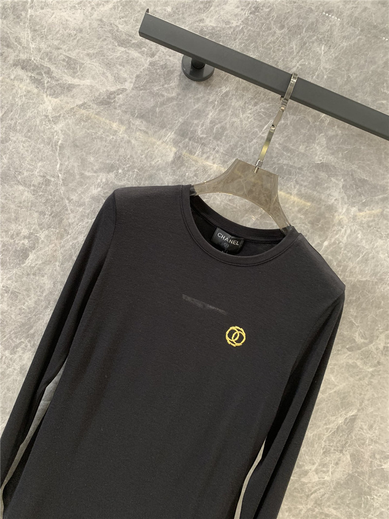Ch**el long-sleeved t-shirt bottoming shirt replica clothes