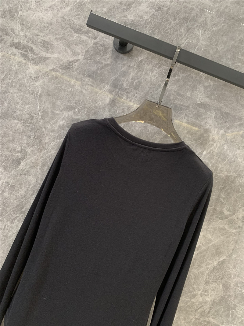 Ch**el long-sleeved t-shirt bottoming shirt replica clothes