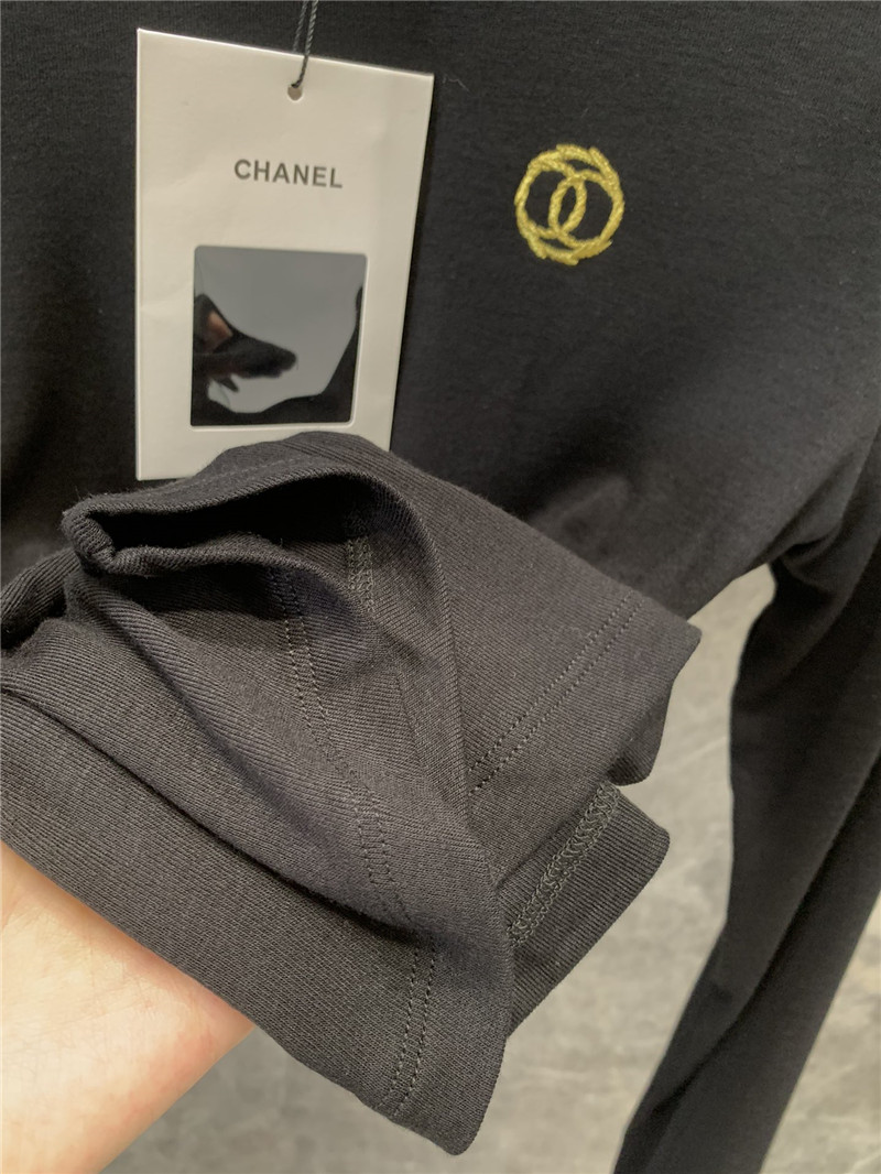 Ch**el long-sleeved t-shirt bottoming shirt replica clothes