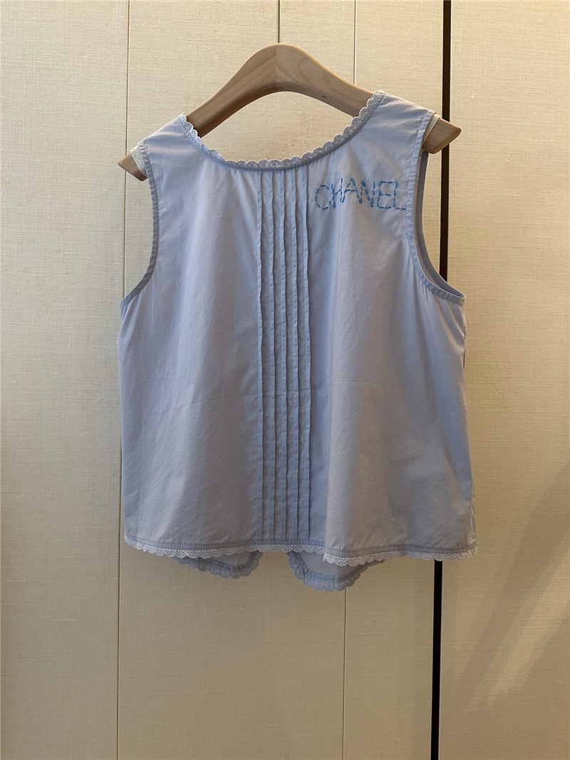 Ch**el second-hand small details vest replica clothing sites