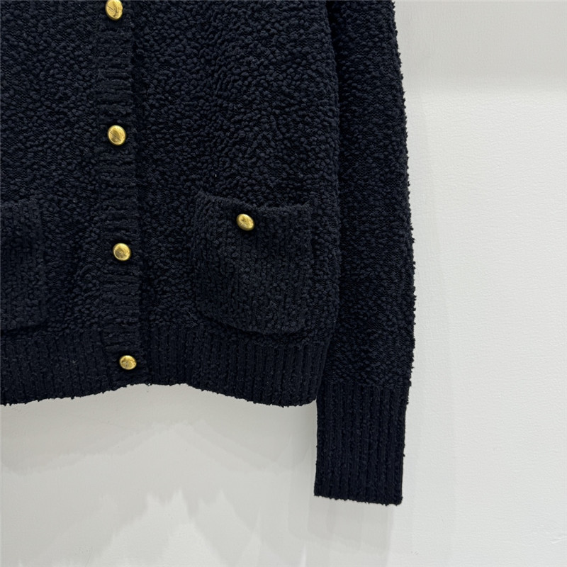 D10r wool pom pom cardigan replica designer clothes