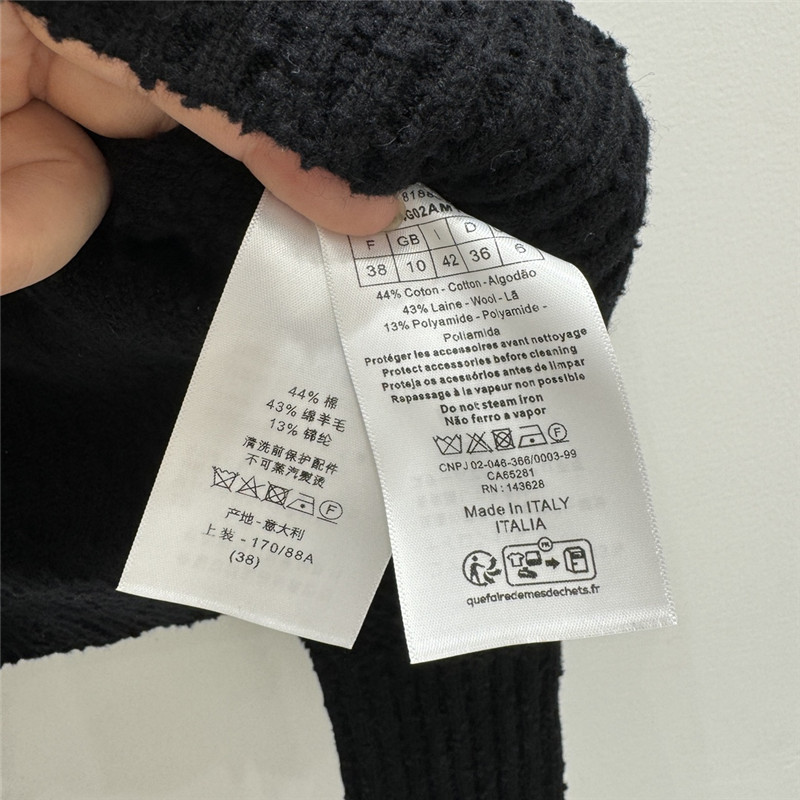 D10r wool pom pom cardigan replica designer clothes