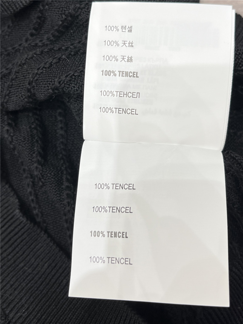 M1um1u letter logo knitted vest replica designer clothes