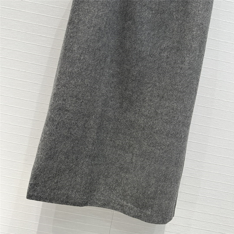 D10r grey long skirt replica d&g clothing