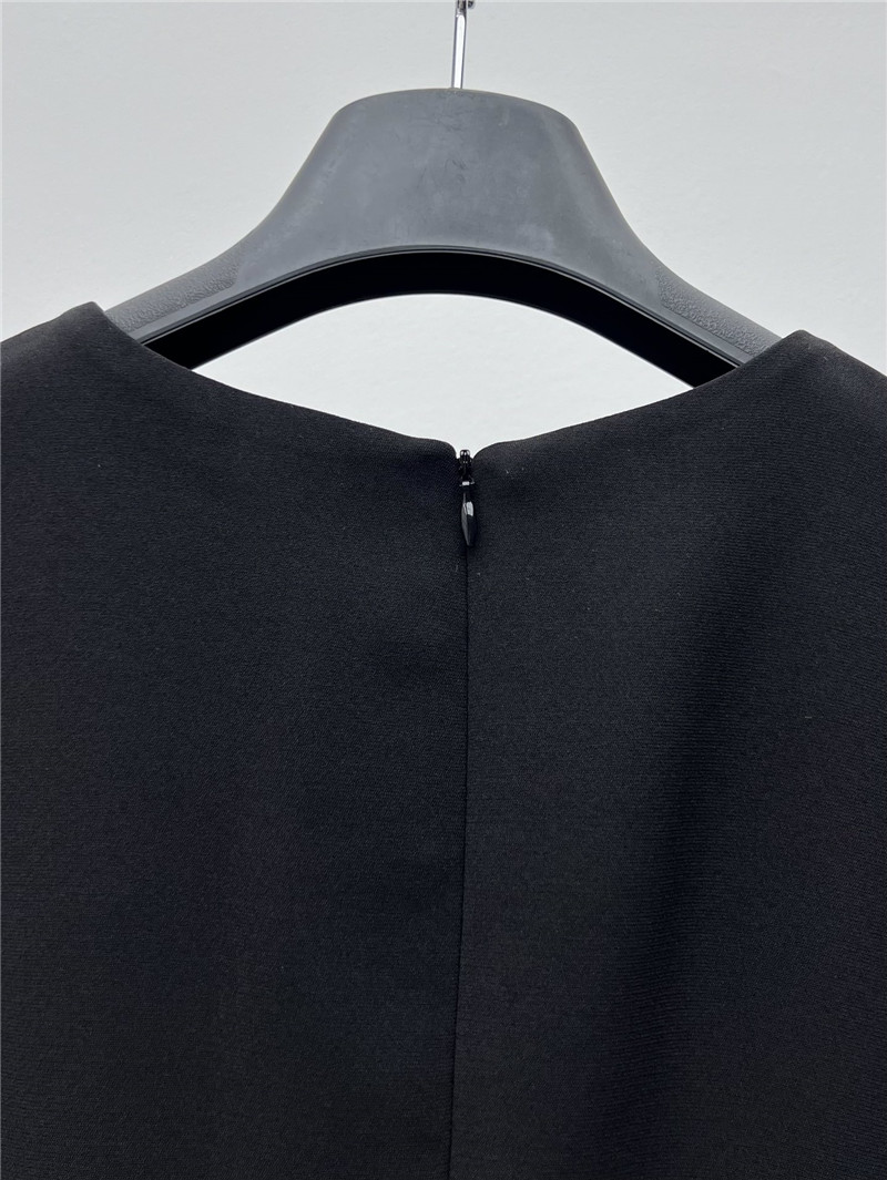 Balmain gold button little black dress replica d&g clothing