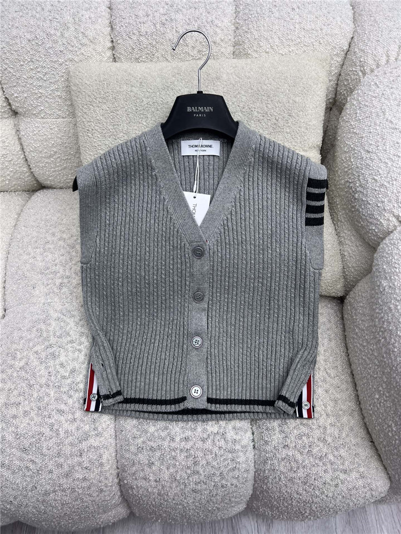 Thom browne V-neck vest replica clothing sites