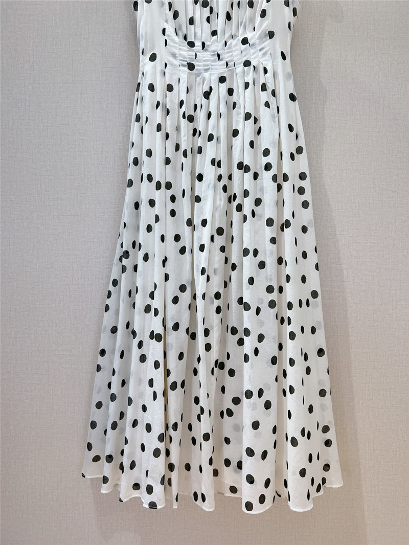 Vanitoo romantic polka dot print dress replicas clothes