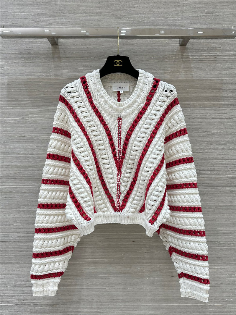 Ba&sh striped lazy sweater replica d&g clothing