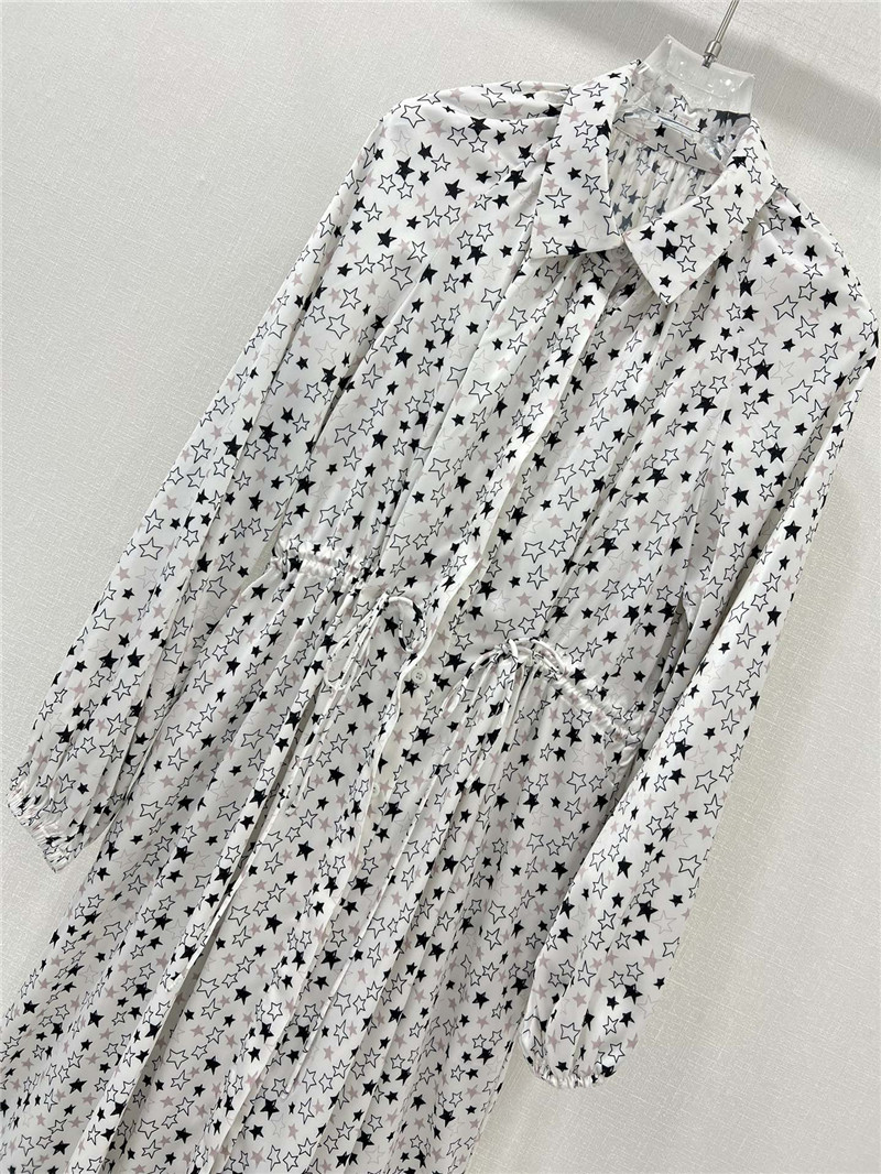 Vanitoo printed long-sleeved dress replica d&g clothing
