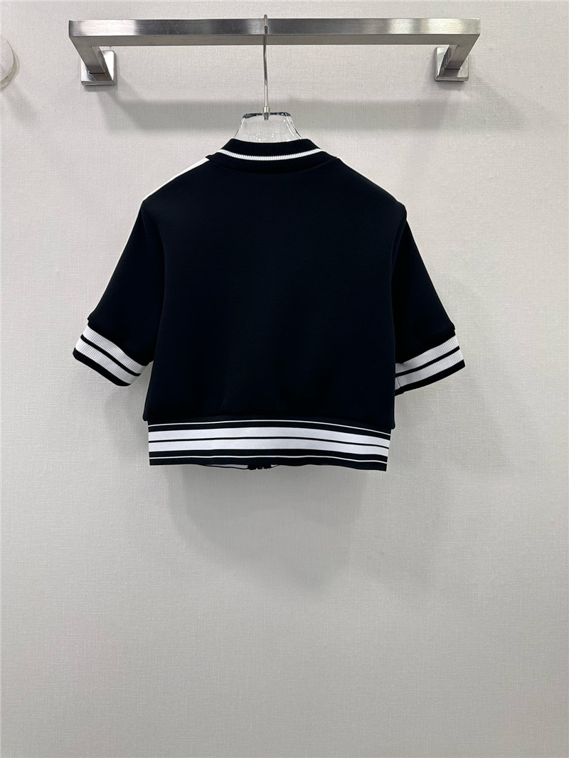 l0vis Vvtt0n lv ribbed collar short jacket replica clothes