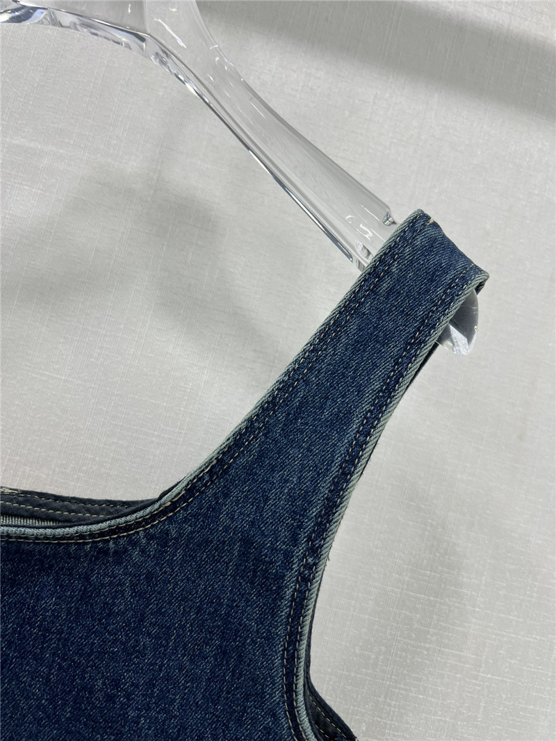 M1um1u layered vest replica d&g clothing