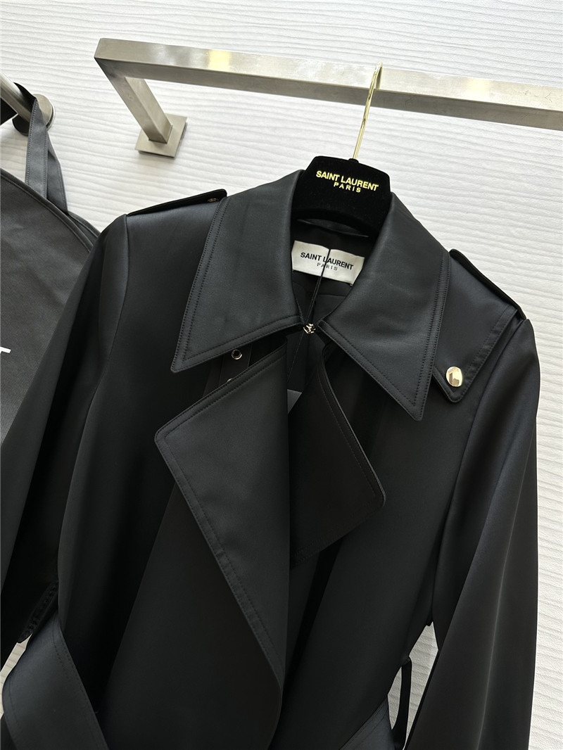 Y51 matte silhouette long trench coat replica d&g clothing