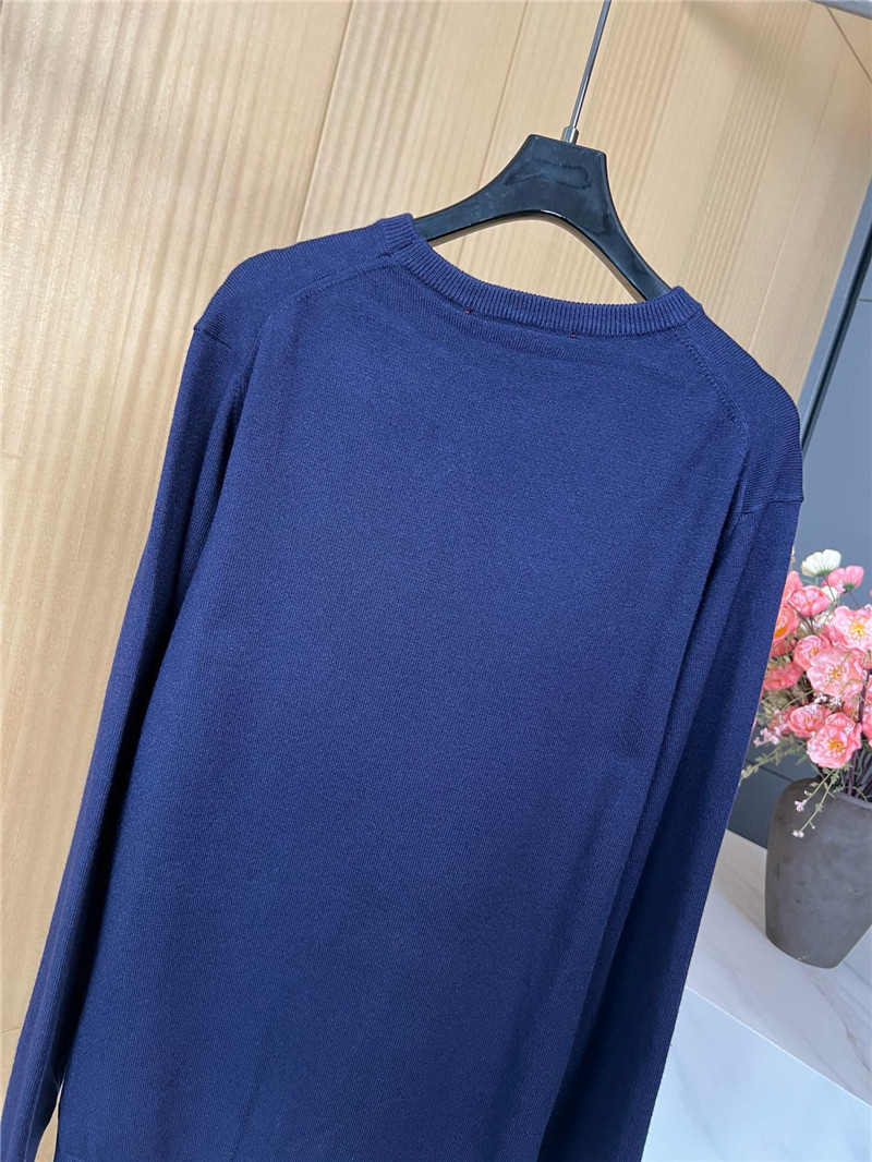 Gvc*1 horsebit intarsia round neck wool sweater replica clothes