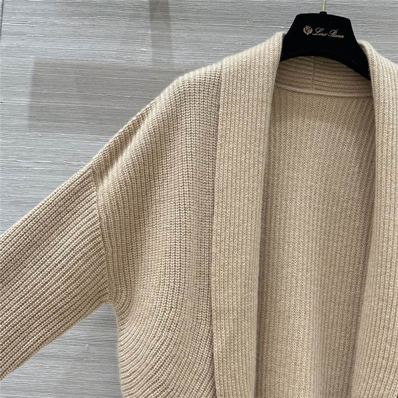 L0r0 P1ana cashmere cardigan replica designer clothes