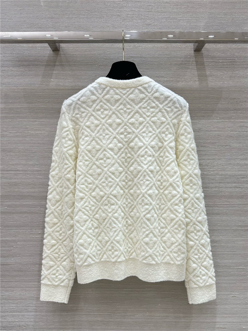 l0vis Vvtt0n lv monogram round neck top replica clothing