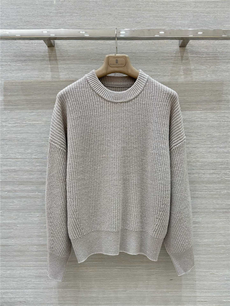 BC sequined cashmere crew neck sweater replicas clothes