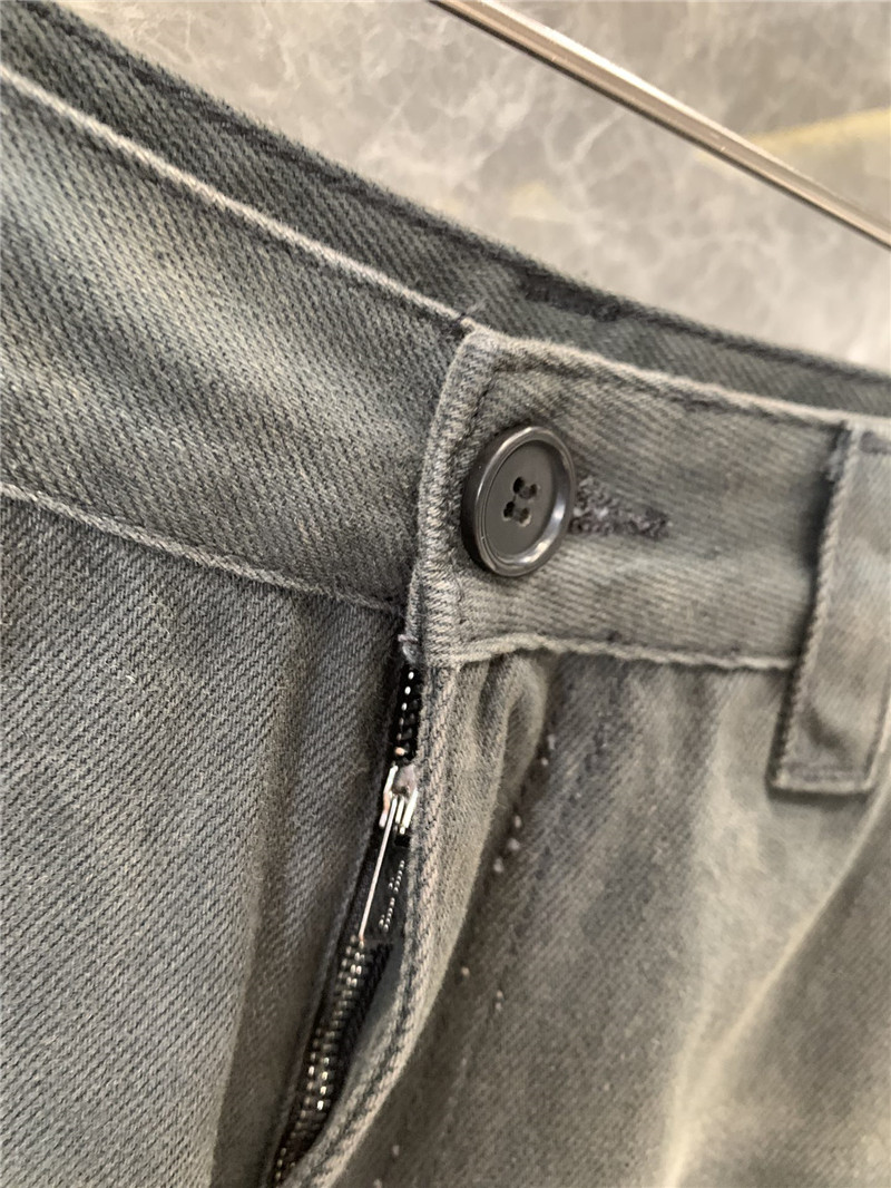 M1um1u washed denim trousers replica clothing sites
