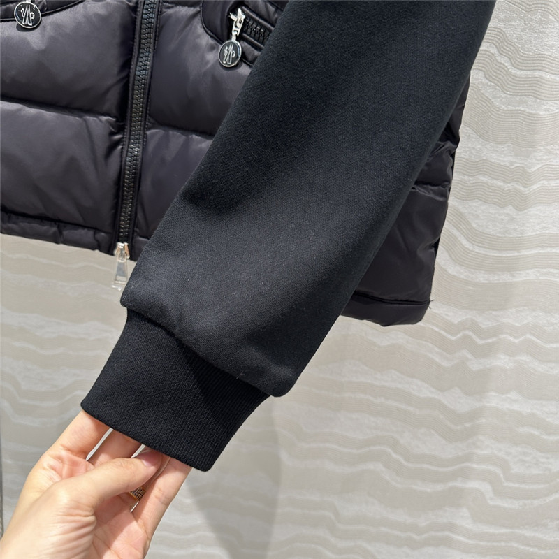Moncler sweatshirt knitted patchwork down jacket replicas clothes