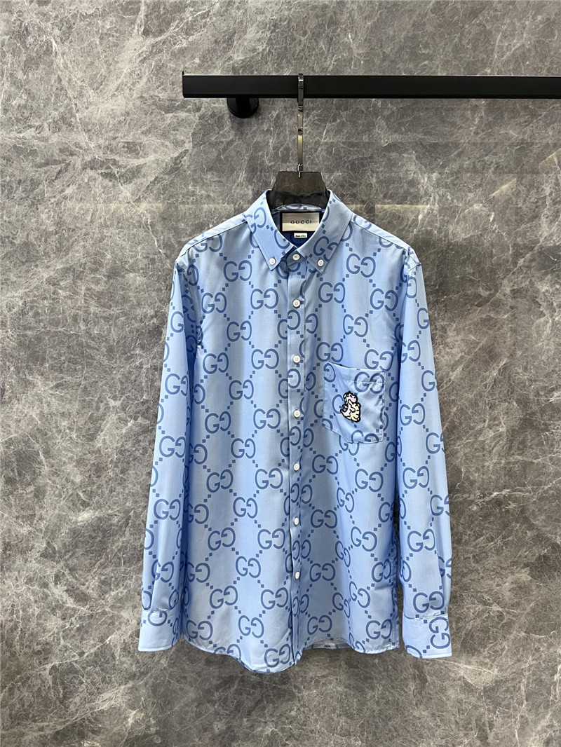Gvc*1 g print dinosaur logo long sleeve shirt replica clothes