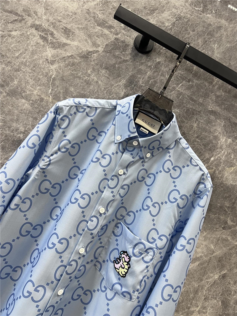 Gvc*1 g print dinosaur logo long sleeve shirt replica clothes