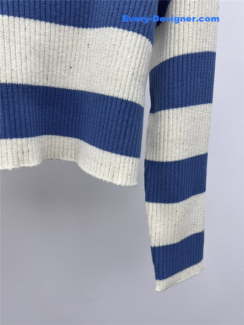 BC striped crew neck sweater replica d&g clothing