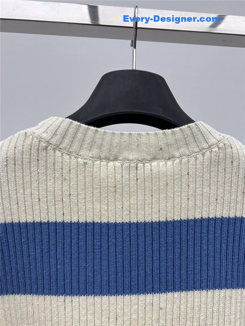 BC striped crew neck sweater replica d&g clothing
