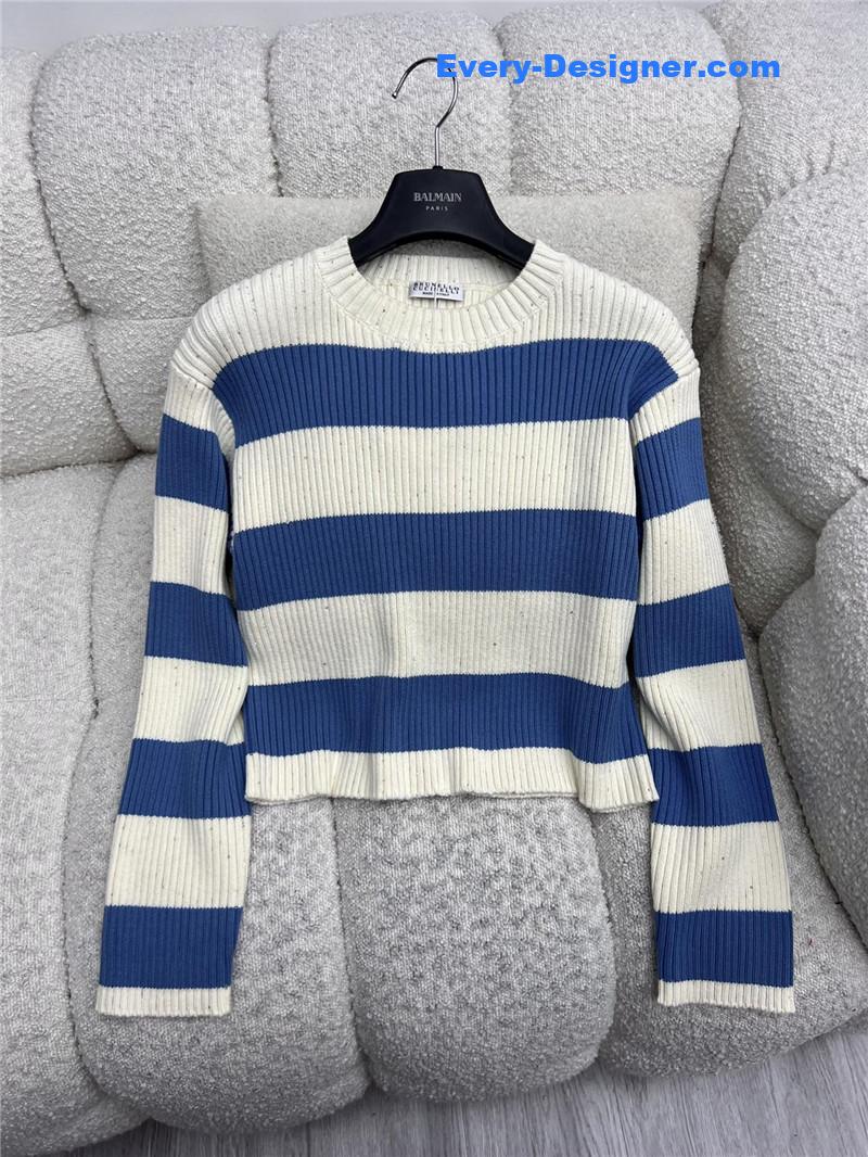 BC striped crew neck sweater replica d&g clothing
