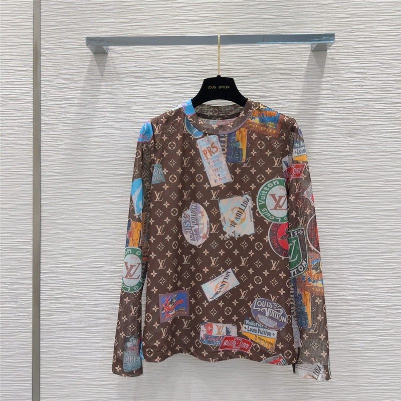 D10r joie de vivre print bottoming shirt replicas clothes