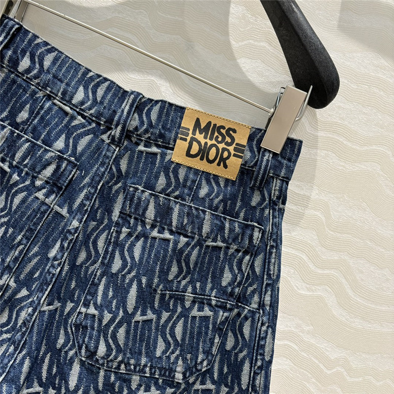 D10r mid-rise double pocket denim shorts replica clothes