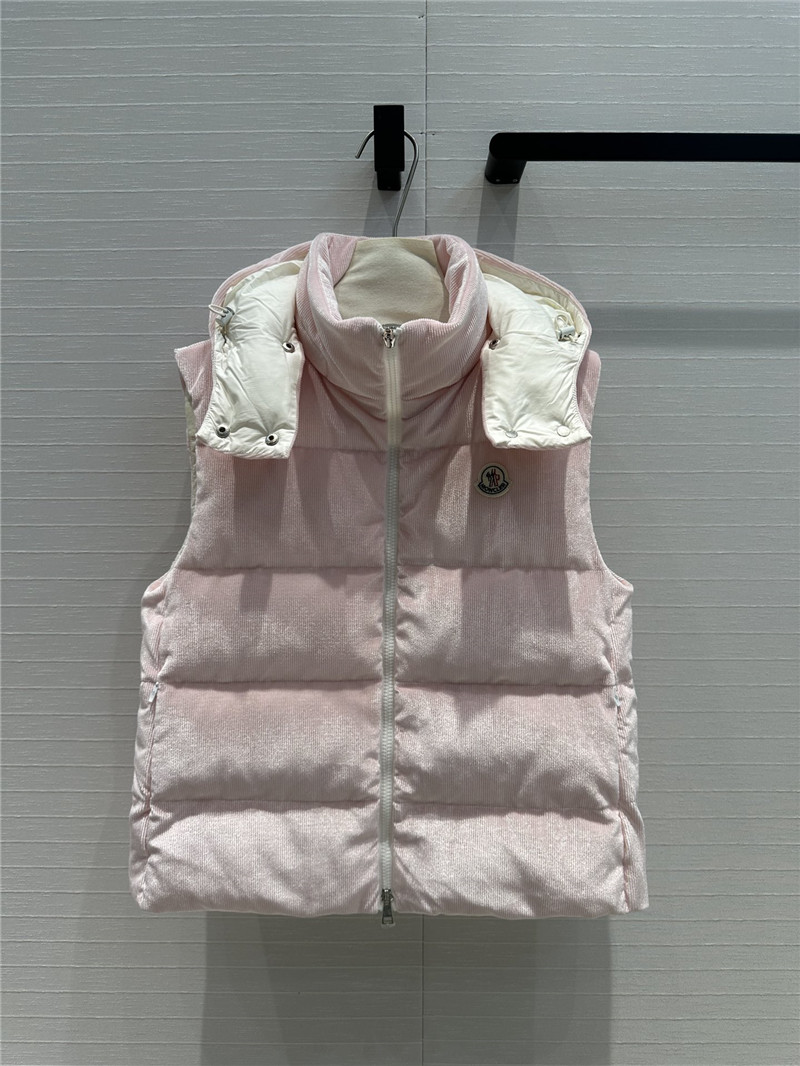 Moncler corduroy vest down jacket replicas clothes