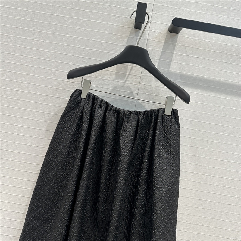 Pra*a pleated seersucker bud skirt replica d&g clothing