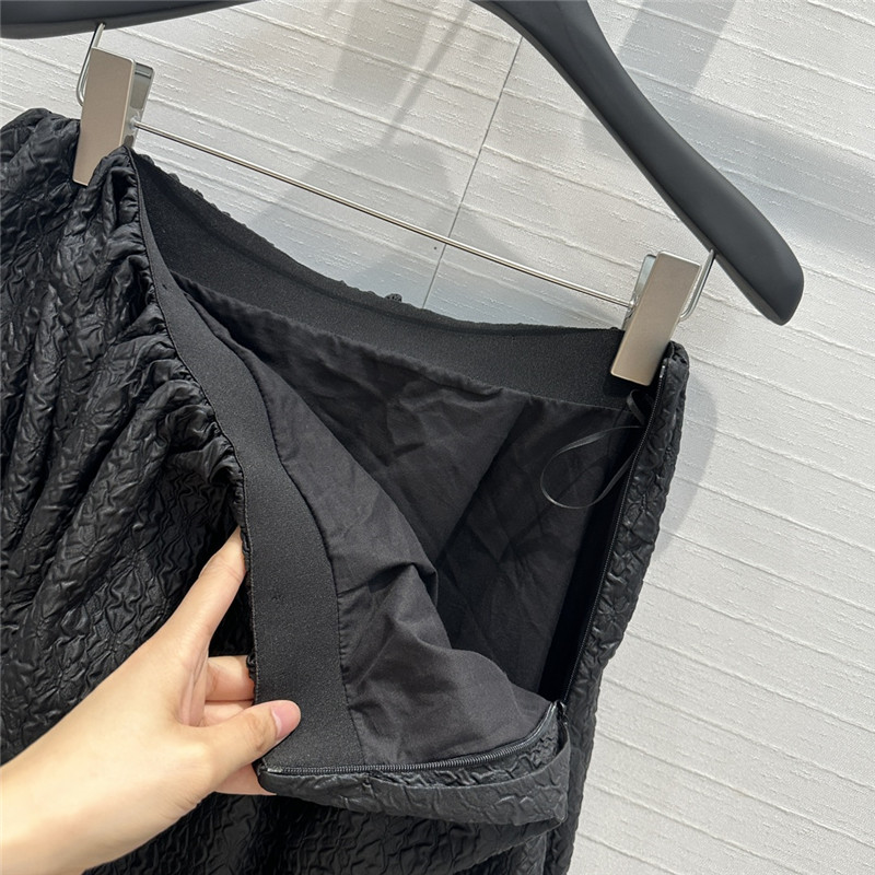 Pra*a pleated seersucker bud skirt replica d&g clothing
