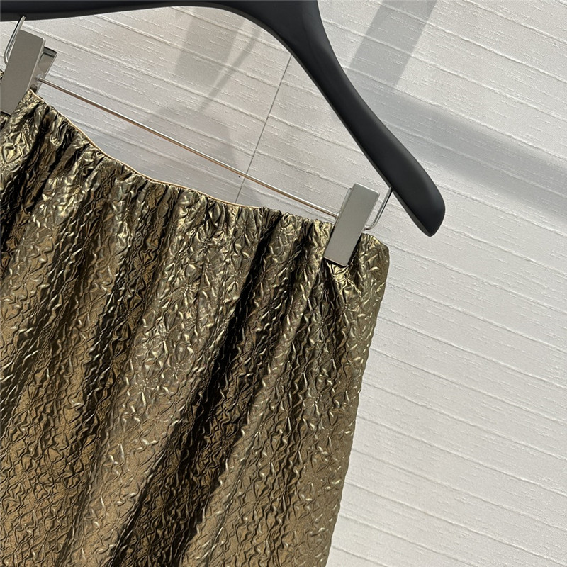 Pra*a pleated seersucker bud skirt replica d&g clothing