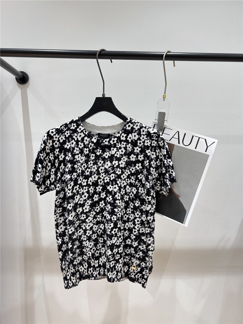 Ch**el new floral tops cheap replica designer clothes