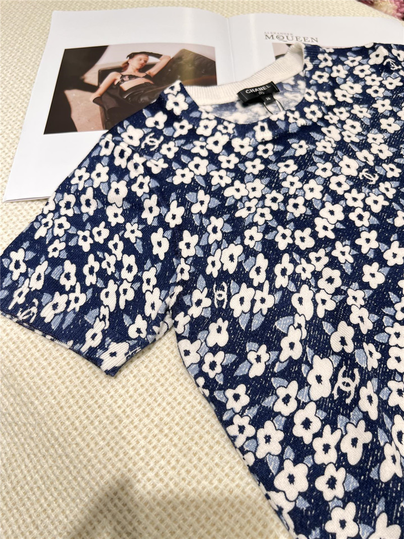 Ch**el new floral tops cheap replica designer clothes