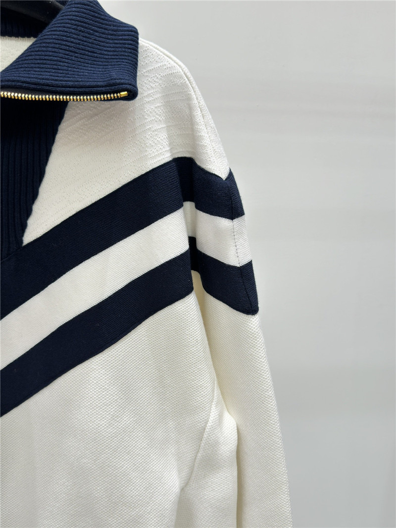 l0vis Vvtt0n lv stand collar zipper knitted cardigan replica clothes