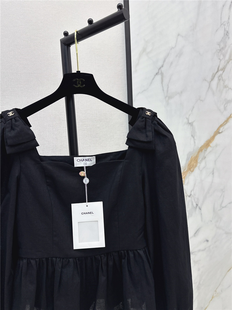 Ch**el cotton and linen shirt replica clothing sites