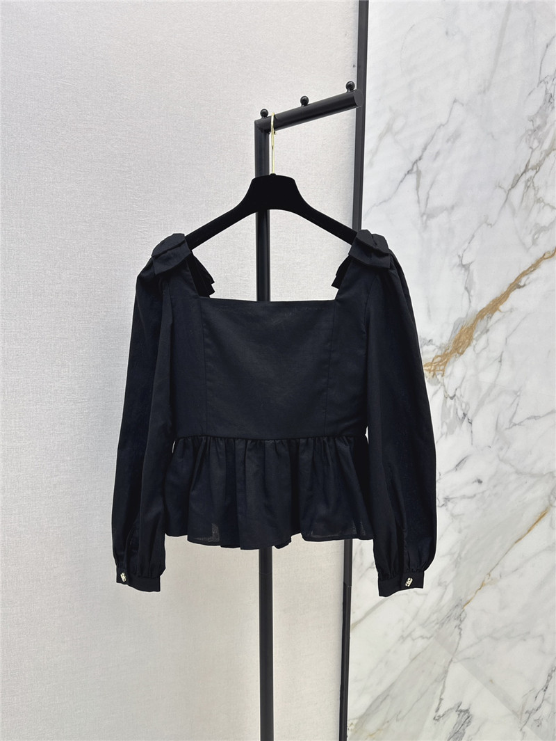 Ch**el cotton and linen shirt replica clothing sites