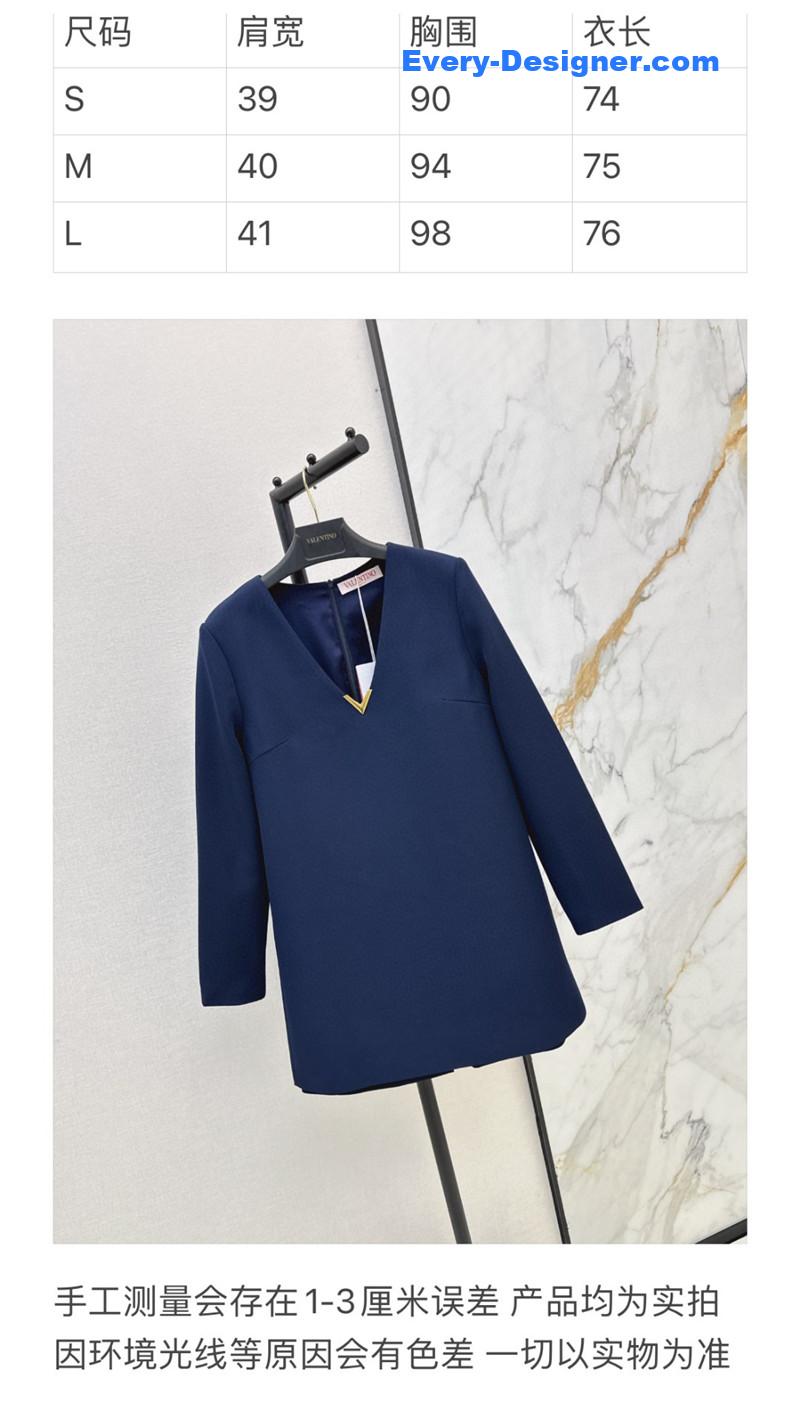 Va1e*ntin0 v button navy blue jumpsuit replica d&g clothing